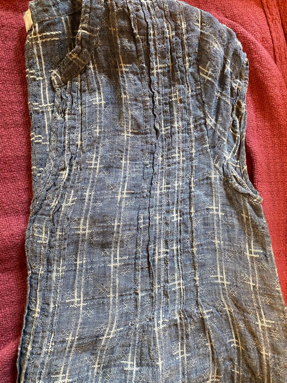 CP Shades cap sleeve Regin tunic, XL, linen - Picture 2 of 4
